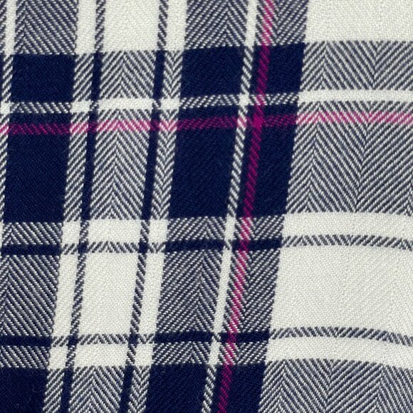 Rails Womens XL Plaid Long Sleeve Button Up Flannel Shirt Navy White Orchid Top - Picture 10 of 10